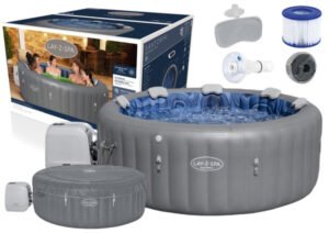 BESTWAY 6001T - Vířivka Lay-Z-Spa® Santorini HydroJet Pro™ s APP
